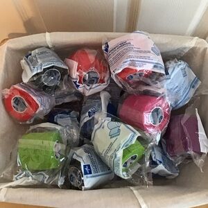 Medline Self - Adherent assorted Colors Bandage Rolls.